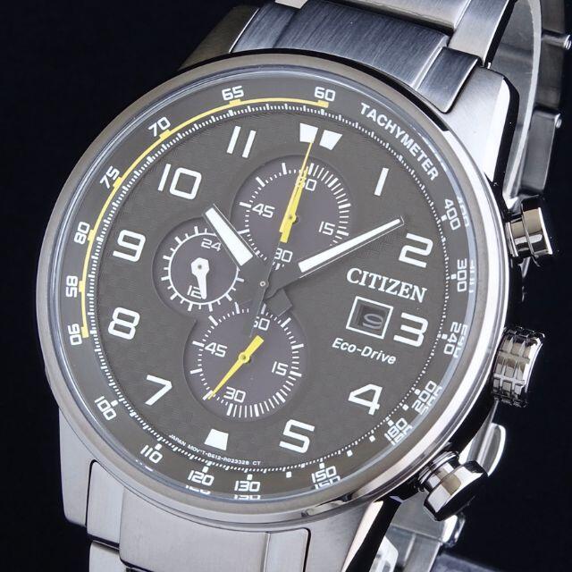 CITIZEN - 【新品即納】シチズン 高級 メンズ腕時計 クロノグラフ 45mm