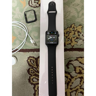 アップルウォッチ(Apple Watch)のApple Watch Series3 42mm スペースグレイ GPSモデル(腕時計(デジタル))