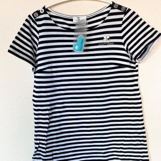 クレージュ(Courreges)のクレージュ　Tシャツ　ストライプ　Mサイズ(Tシャツ(半袖/袖なし))