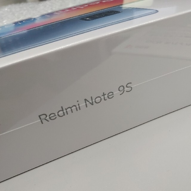 Redmi Note9S 64GB　グレイシャーホワイト