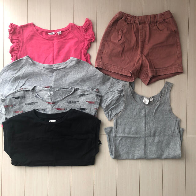 GAP Kids(ギャップキッズ)のまとめ売り　５点　女の子　夏用　GAP coen GITA UT サイズ130 キッズ/ベビー/マタニティのキッズ服女の子用(90cm~)(Tシャツ/カットソー)の商品写真