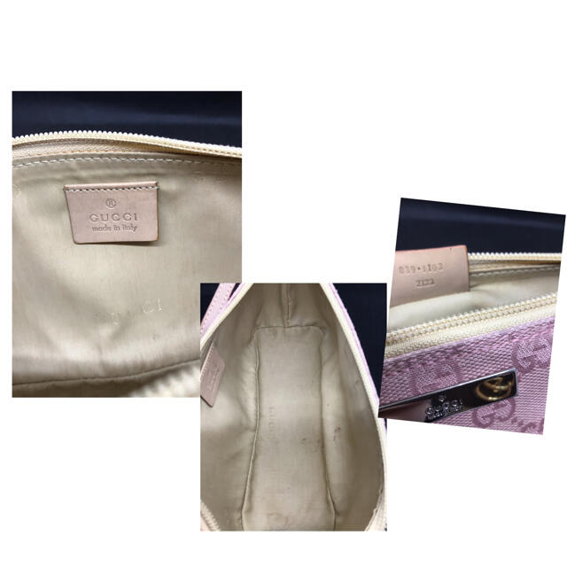 Gucci ハンドバッグ GGキャンバス ピンクの通販 by ぐーたん|グッチならラクマ - GUCCI グッチ アクセサリーポーチ HOT得価