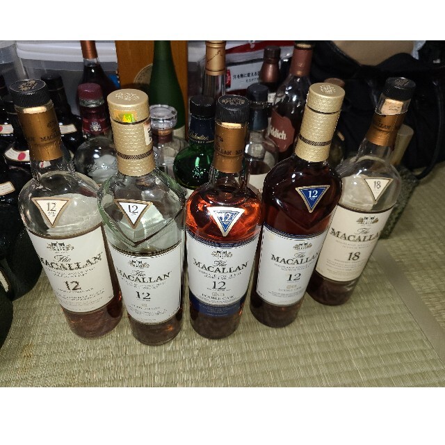 マッカラン×5 食品/飲料/酒の酒(ウイスキー)の商品写真