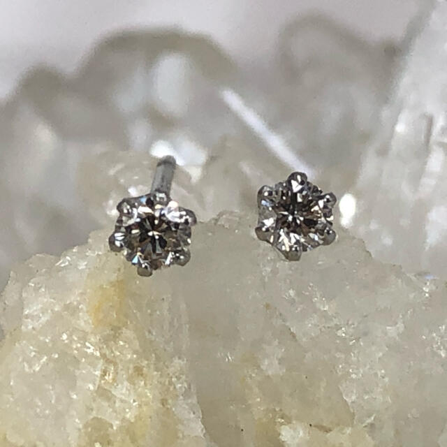 pt900 プラチナ 天然ダイヤモンド 0.2ct ピアス - recantolarfeliz.com.br