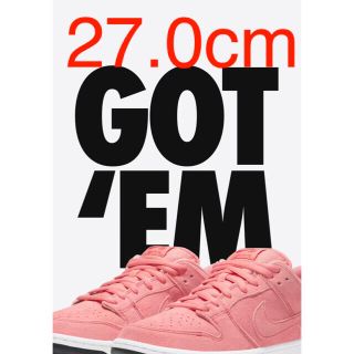 ナイキ(NIKE)のナイキ SB ダンク LOW プロ pink pig 27.0cm(スニーカー)