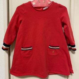 プチバトー(PETIT BATEAU)のプチバトー　ワンピース　24M(ワンピース)