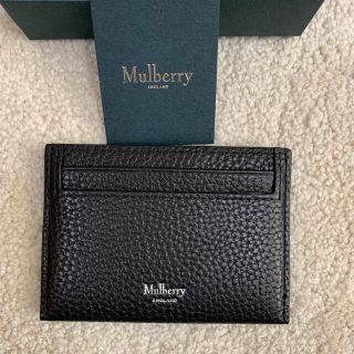 マルベリー(Mulberry)のエイミー様専用　新品未使用　Mulberry カードケース　黒(名刺入れ/定期入れ)