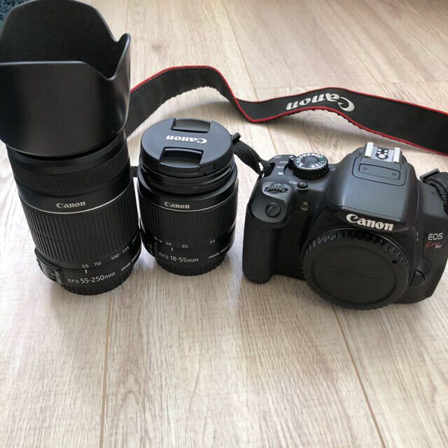 Canon EOS KISS X6i Wズームキットスマホ/家電/カメラ