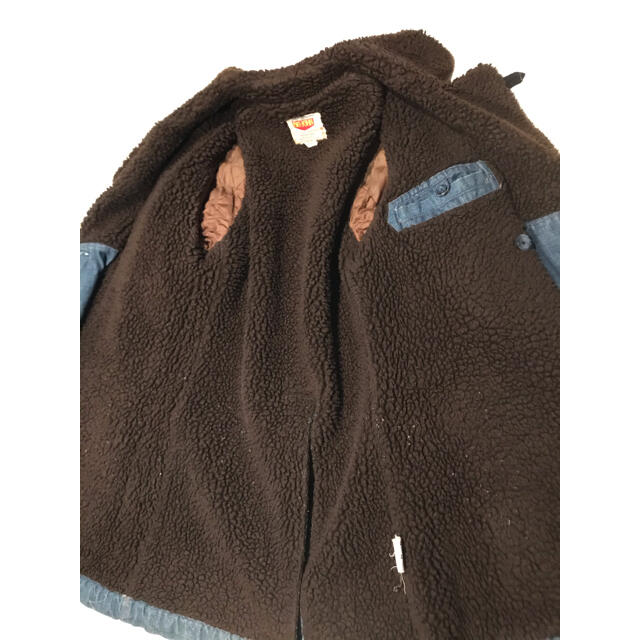 BIG JOHN(ビッグジョン)のBIG JOHN デニム ボア コート メンズのジャケット/アウター(Gジャン/デニムジャケット)の商品写真