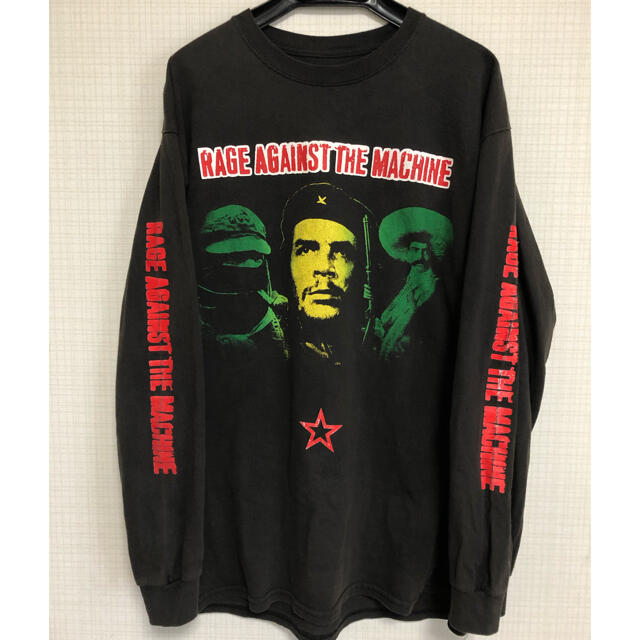 Tシャツ/カットソー(七分/長袖)rage against the machine Tシャツ