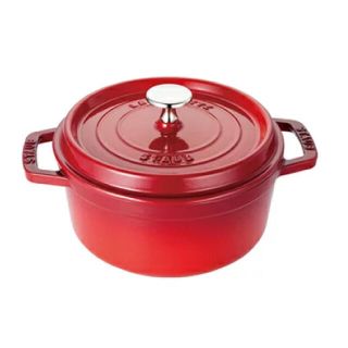 ストウブ(STAUB)のストウブ　14センチ　チェリー(鍋/フライパン)