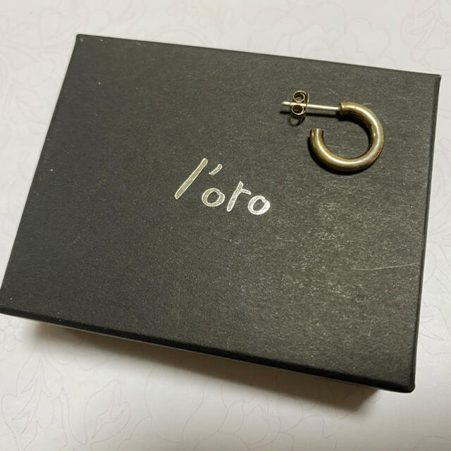 【品】l'oro ロロ フープ ピアス (片耳のみ)