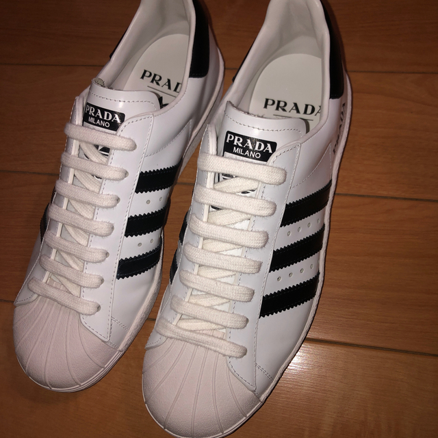 adidas×prada superstarスニーカー