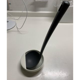 ムジルシリョウヒン(MUJI (無印良品))の磁器お玉置き(収納/キッチン雑貨)