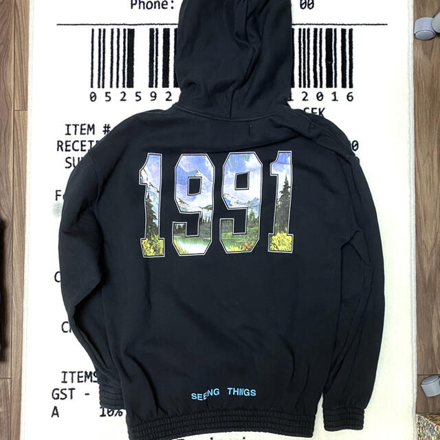 off-white “1991” Hooded Sweatshirt M | hartwellspremium.com