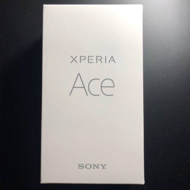 スマホ/家電/カメラXperia ace ホワイト SIMフリー 【新品未使用】