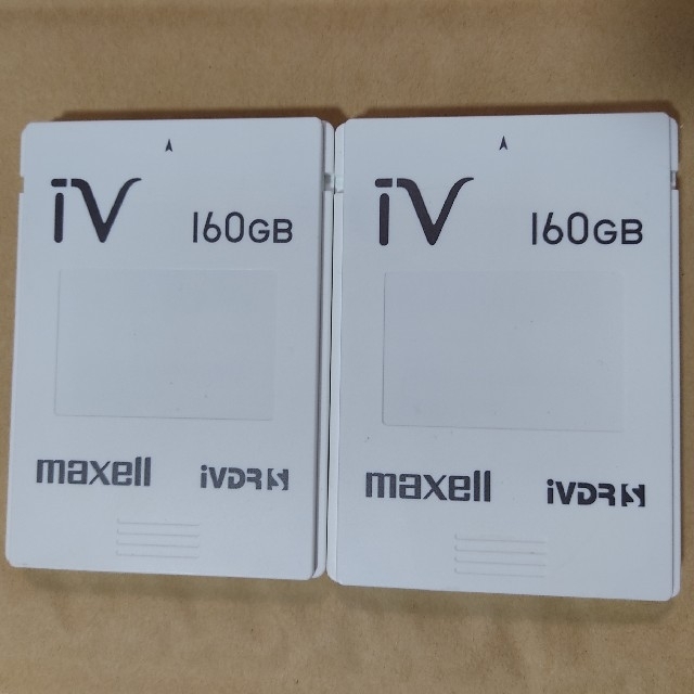 maxell(マクセル)の【maxell】iVDR-S 160GB(2個セット) スマホ/家電/カメラのテレビ/映像機器(その他)の商品写真