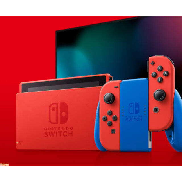 家庭用ゲーム機本体ニンテンドースイッチ　マリオレッド×ブルーセット