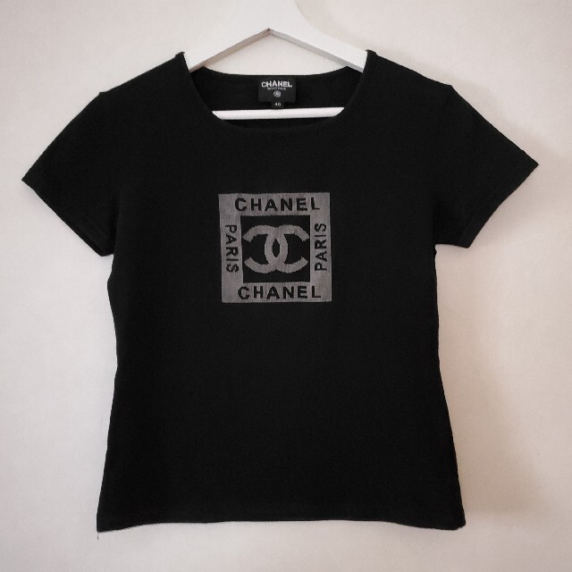 正規CHANEL???? シンプルでシックなTシャツ