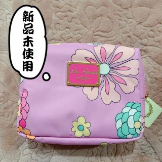 ラデュレ(LADUREE)の新品未使用ラデュレポーチ小銭入りladureeピンク花柄 ミニポーチコスメポーチ(ポーチ)