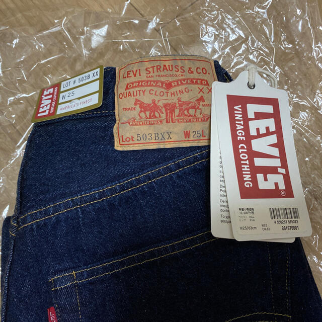 新品未使用タグ付【LEVIS VINTAGE CLOTHING】 503B XX 1