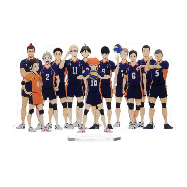 ハイキュー アクリルスタンド 鳥野高校全員集合 エンタメ/ホビーのアニメグッズ(その他)の商品写真