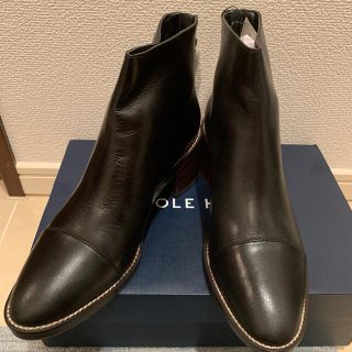 コールハーン(Cole Haan)の新品コールハーンショートブーツ本革25.5(ブーツ)