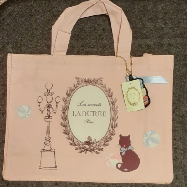 LADUREE(ラデュレ)のラデュレ/LADURÉE☆トートバッグ☆ファスナー付き レディースのバッグ(トートバッグ)の商品写真
