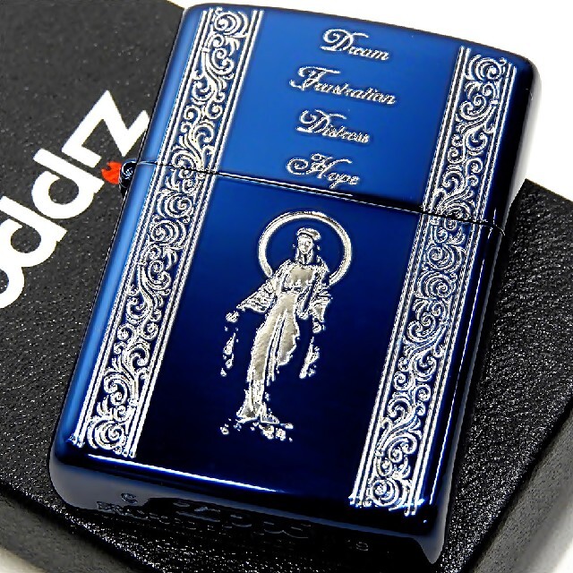 ZIPPO(ジッポー)の(送料込み)ZIPPO◇スピリッツオブブルー◇聖母マリア◇新品◇ ジッポ メンズのファッション小物(タバコグッズ)の商品写真