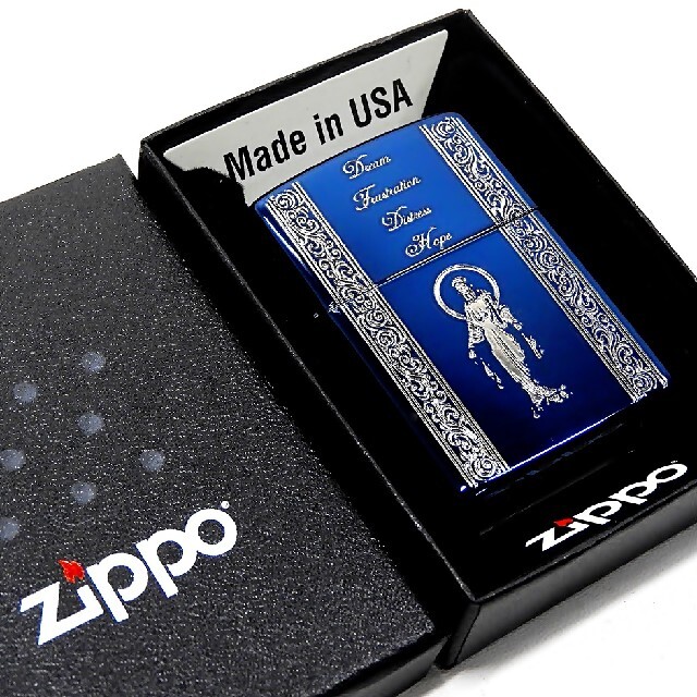 ZIPPO(ジッポー)の(送料込み)ZIPPO◇スピリッツオブブルー◇聖母マリア◇新品◇ ジッポ メンズのファッション小物(タバコグッズ)の商品写真