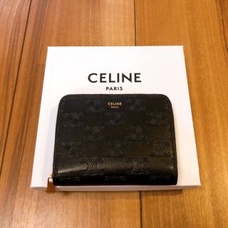 celine - ♡ セリーヌ ♡ コンパクトジップウォレット エンボスド