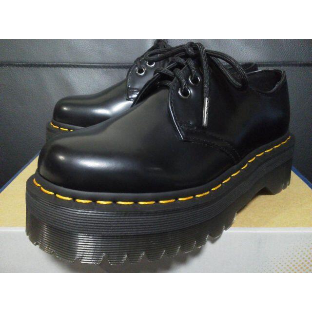 【専用】Dr.Martens 1461QUAD UK4 黒 厚底 3ホールブラックサイズ