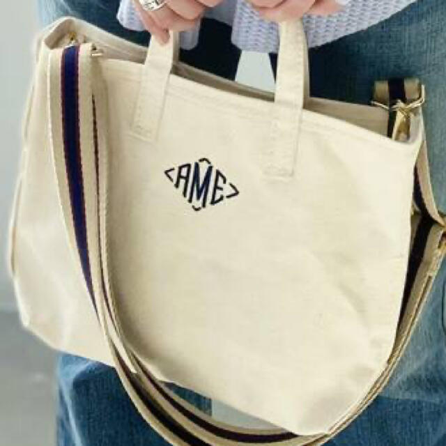 アパルトモン AMERICANA AME Tote Bag Mini ネイビー