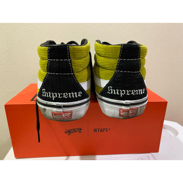 vans バンズ supreme シュプリーム コラボ スニーカー 美品 28