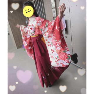 一万円ぽっきり！美品★二尺袖と袴の2点セット★卒業式・160㎝位の方に♪(振袖)