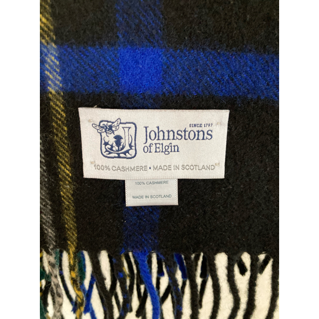 Johnstons(ジョンストンズ)のジヨンストンズ　Black Stewart レディースのファッション小物(ストール/パシュミナ)の商品写真