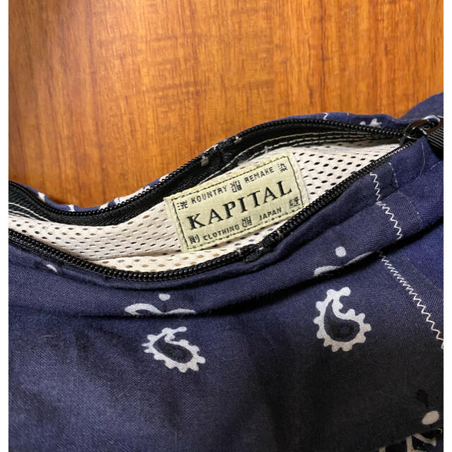 KAPITAL(キャピタル)のキャピタル ガーゼバンダナ BEACH スナフキンバッグ メンズのバッグ(ショルダーバッグ)の商品写真