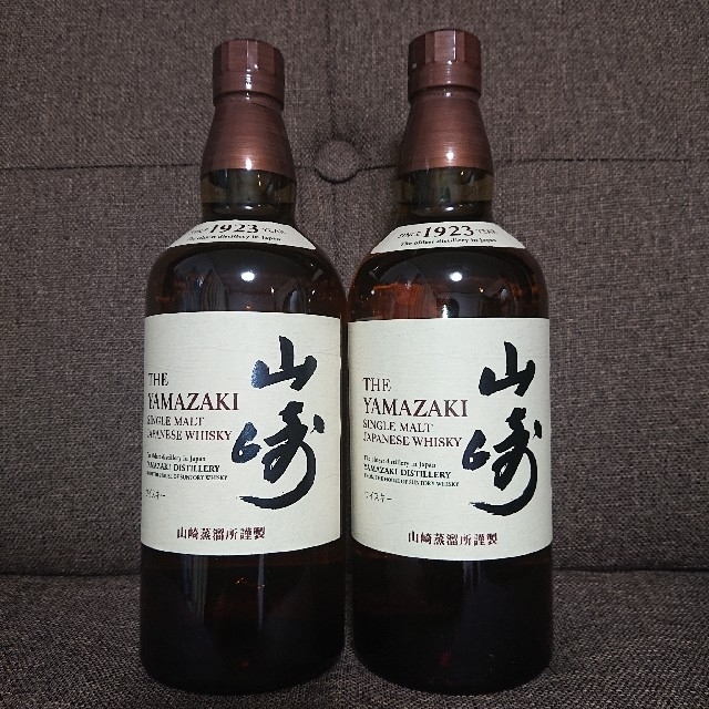 食品/飲料/酒新品未開封 サントリー山崎 700ml 2本セット