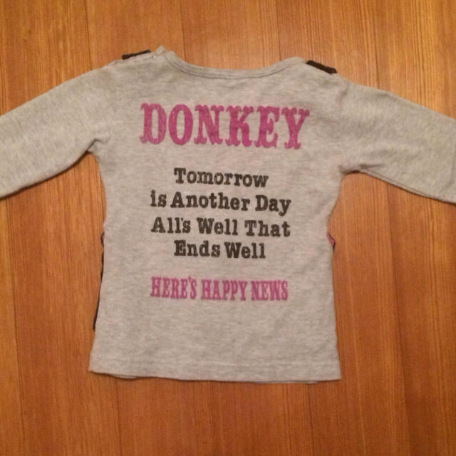 Donkey Jossy 長袖Tシャツ キッズ/ベビー/マタニティのキッズ服男の子用(90cm~)(その他)の商品写真