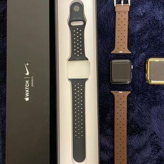 アップルウォッチ(Apple Watch)のApple Watch‎ Nike+ Series ３ ４２mm SG（GPS）(腕時計(デジタル))