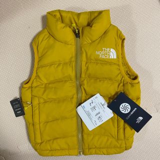 陰山織物謹製 【未使用】ノースフェイス キッズ ダウンベスト90センチ ...