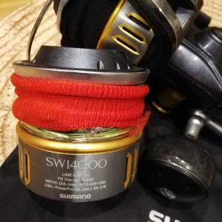 SHIMANO - ツインパワーsw 8000HG 14000 スプール付の通販 by