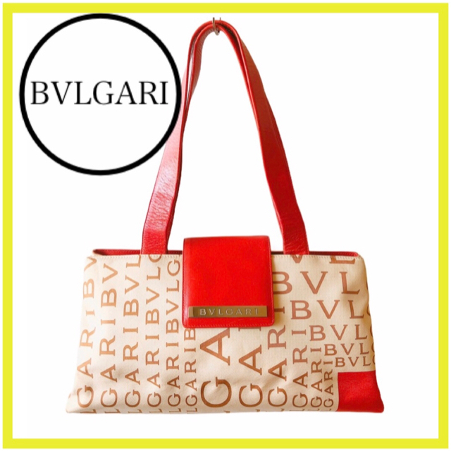 BVLGARI(ブルガリ)のBVLGARI　ブルガリ　バッグ　ハンドバッグ　ショルダーバッグ　トート　ロゴ レディースのバッグ(ハンドバッグ)の商品写真