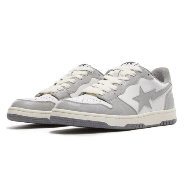 BAPE COURT STA LOW GREY US8 26cm