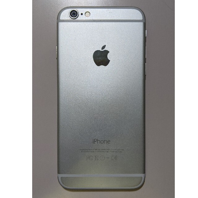 Apple(アップル)のiPhone6　128GB　silver　Softbank スマホ/家電/カメラのスマートフォン/携帯電話(スマートフォン本体)の商品写真