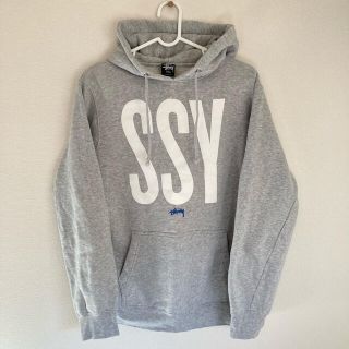 ステューシー(STUSSY)のキシ様専用❣️ストューシーパーカー　ビックロゴ　ストゥーシー　グレーパーカー(パーカー)