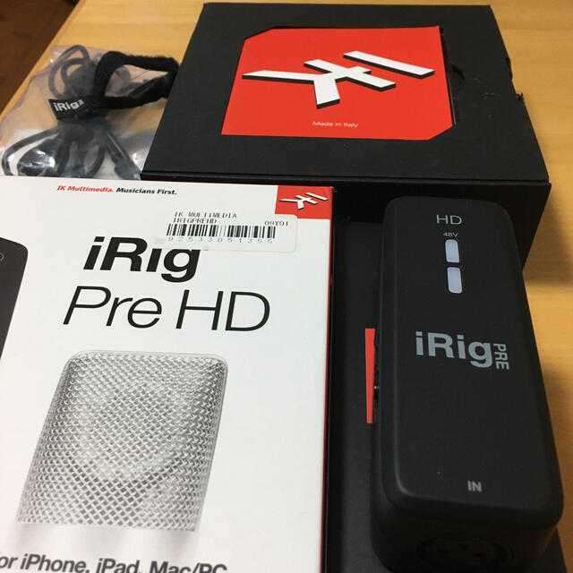 iRig PRE HD オーディオインターフェイス IK Multimedia