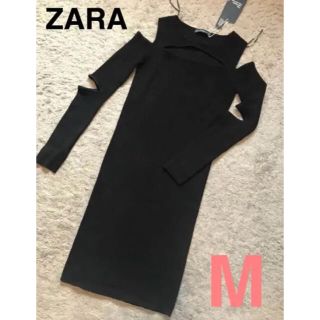 ザラ(ZARA)のZARA ワンピース　Mサイズ　新品タグ付き【完売商品】(ミニワンピース)