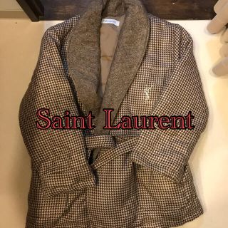 サンローラン(Saint Laurent)のサンローラン　キルトガウン(ルームウェア)