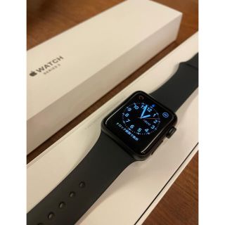 アップルウォッチ(Apple Watch)の美品《ほぼ未使用》Apple Watch 3    38mm(腕時計(デジタル))